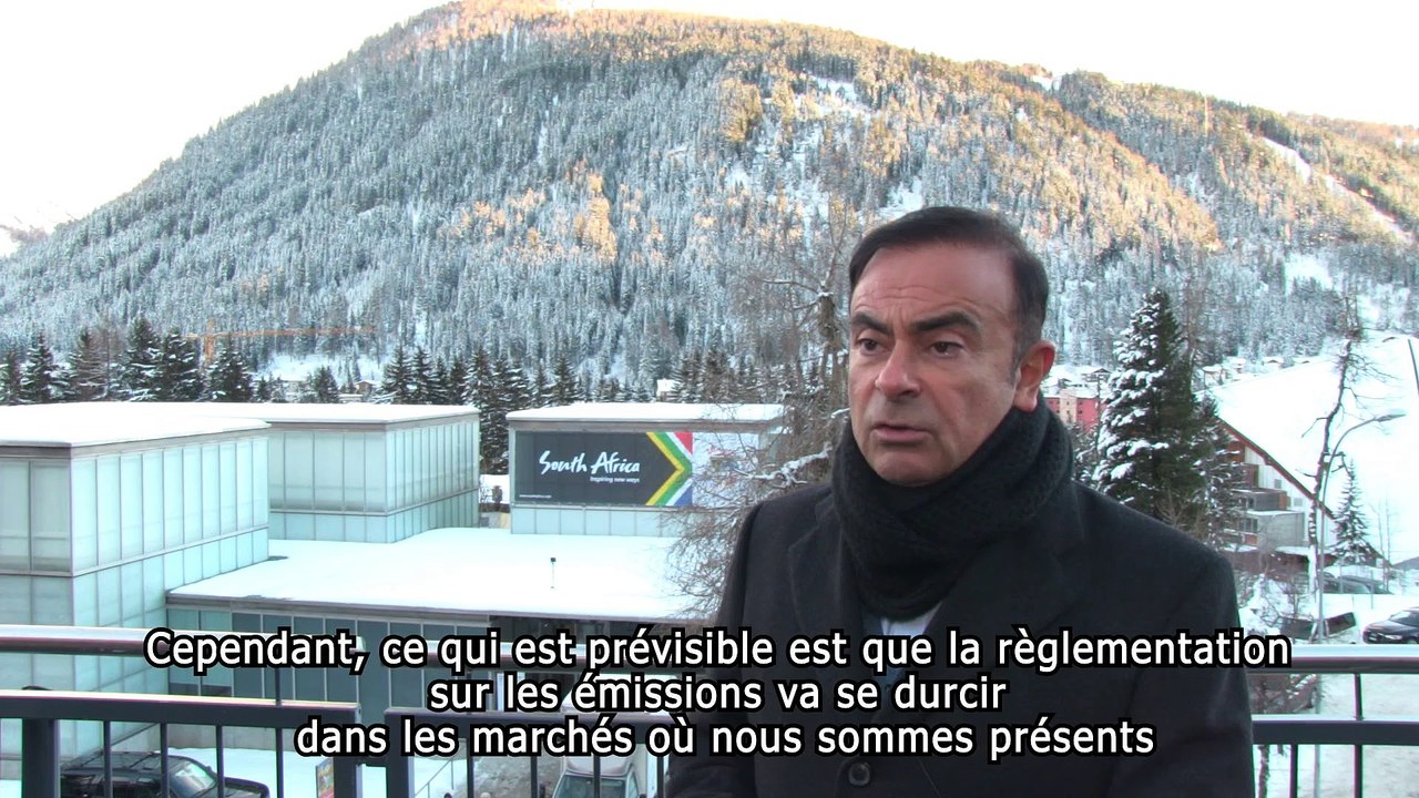 Interview de Carlos Ghosn - Davos 2015