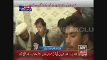 Chairman PTI Imran Khan and Shah Mehmood Qureshi visit Shikarpur 12 February 2015