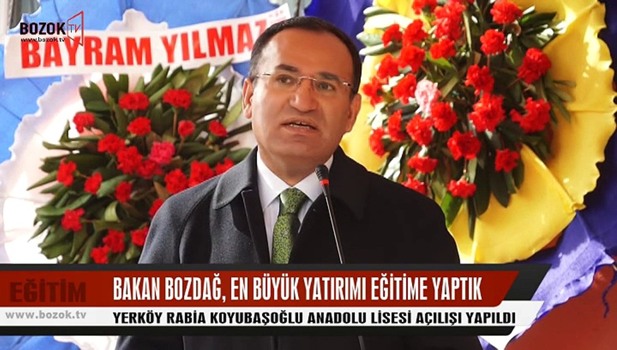 BAKANBOZDAĞ BU GÜNE KADAR EN BÜYÜK YATIRIMIEĞİTİME YAPTIK