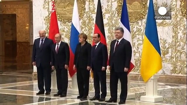 Ukraine conflict: Leaders agree a joint declaration following Minsk peace talks