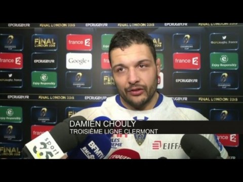 RUGBY - CE - CLERMONT - Chouly : «Il fallait absolument gagner»