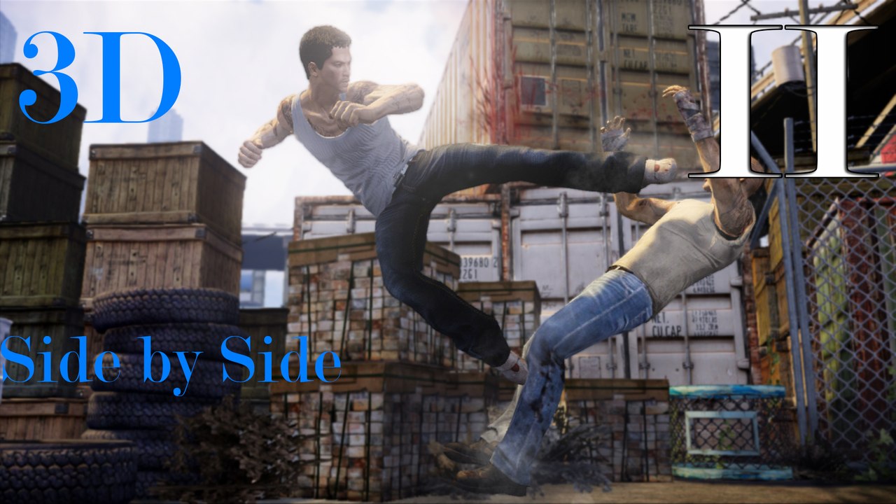 3D Fights  Martial Arts Club II (Sleeping Dogs) (3D for PC 3D phones 3D TVs Crossed Eyes)