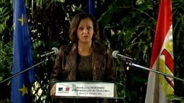 Discours de Marie Luce Penchard au Haut-Commissariat en Polynésie