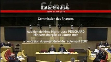 Audition au Sénat de Marie-Luce Penchard