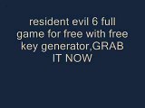 Resident Evil 6 game Générateur de code % Keygen Crack % Télécharger