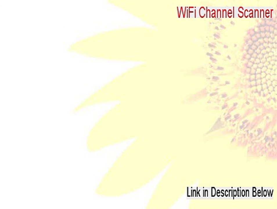 WiFi Channel Scanner Serial [WiFi Channel Scannerwifi channel scanner 2015]
