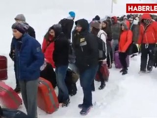 Uludağ'da Kar Kalınlığı 2,5 Metreye Ulaştı