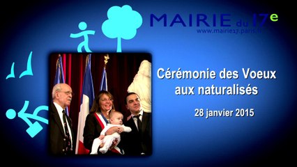 Cérémonie des voeux aux naturalisés