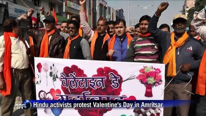 Hindu activists slam Valentine's Day