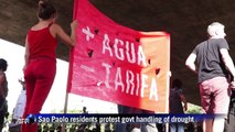 Protest against water policies as drought grips Brazil