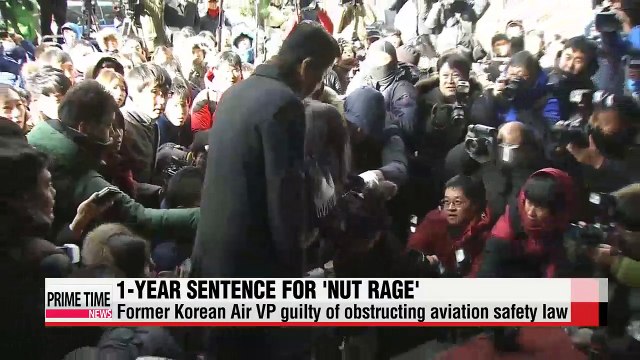Ex-Korean Air VP gets 1 year of jail time for 'nut rage' incident