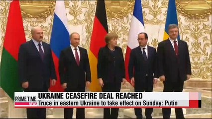Putin announces Ukraine ceasefire starting on Feb. 15