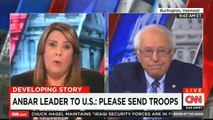 ISIS - Raw Story - Bernie Sander talks about ISIS on CNN