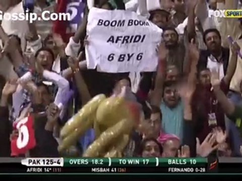 Shahid Afridi 2 Sixes On 3 Balls To Dilhara Fernando _ Pakistan Vs Sri Lanka Only T20 2011 - YouTube