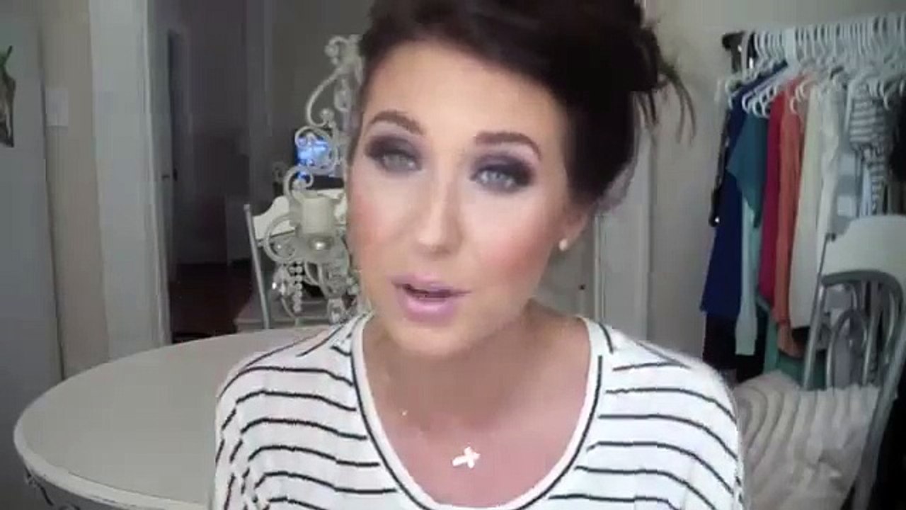 Purple eyeshadow makeup tutorial - from day to night