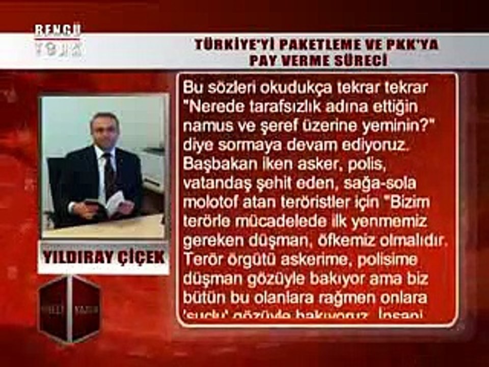 KÖŞELİ YAZILAR - YILDIRAY ÇİÇEK 12.02.2015