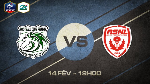Samedi 14 février à 19h00 - FCF Hénin Beaumont - AS Nancy Lorraine - D2 Féminine