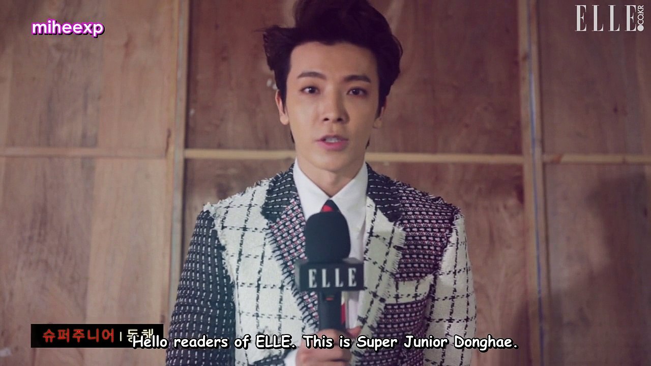 [ENG SUB] ELLE Making with Donghae