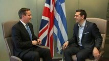 PM meets new Greek counterpart for first time