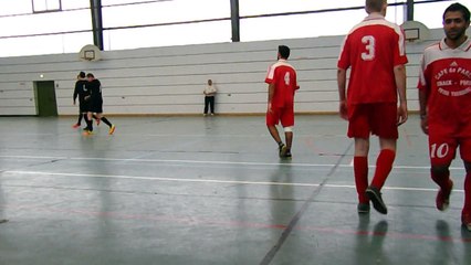 COUPE REGIONALE FUTSAL .E F AUBUSSON - A S TREIGNAC .But de JULIEN RICHIN .