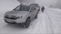 Kartalkaya'da Kar Kalınlığı 2 Metreyi Aştı