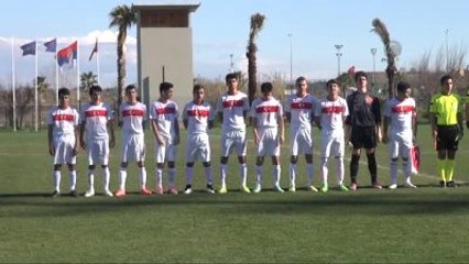 15 Yaşaltı Uluslararası Dörtlü Turnuva - Sıbistan: 0 - Türkiye: 3