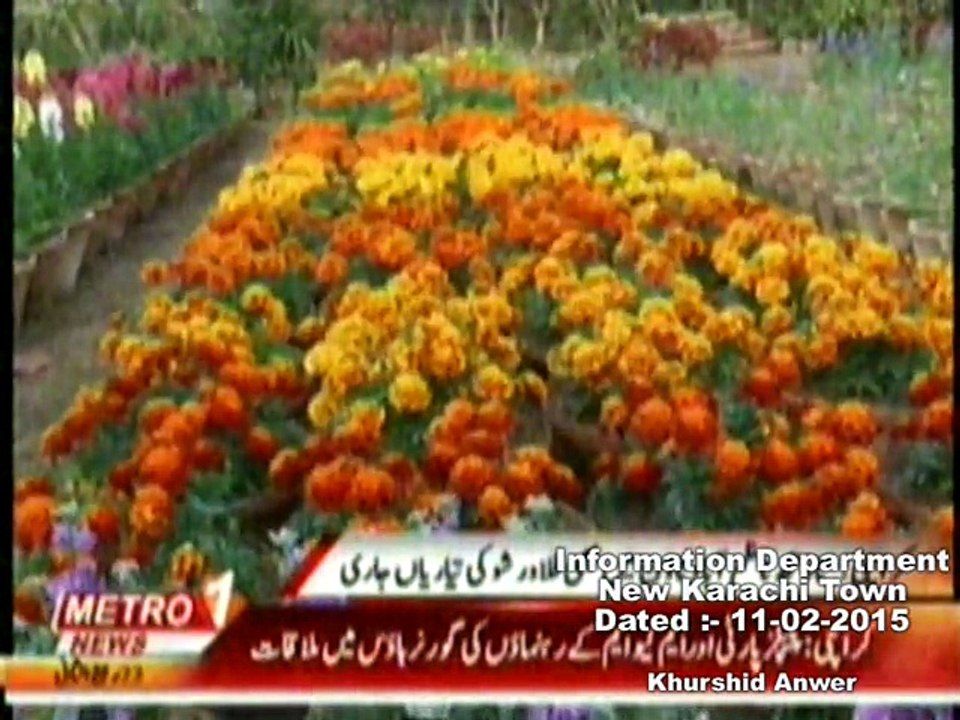 DMC Central Metro One Baldiyati Khabren( Flowers Making North Nazimabad) 11-02-2015