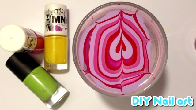 Marble nail art - valentines day nails - nail art valentines day nail designs tutorial