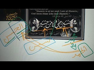 #شغل مخك السر في إسم الحــسين (حسين مني و أنا من حسين )