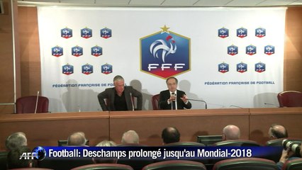 Football: Deschamps prolongé jusqu'en 2018 à la tête des Bleus