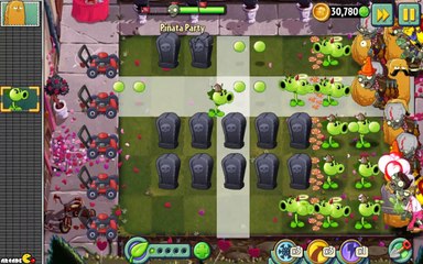 Plants vs Zombies 2  Tall Nut Valenbrainz Gargantuar Pinata Party 2 13!