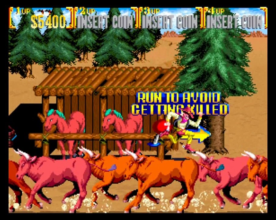 1 crédit c'est la vie !! Sunset Riders !