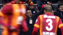 Burak Yilmaz 1:0 Great Goal | Galatasaray - Konyaspor 12.02.2015 HD