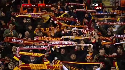 Wesley Sneijder 3:1 Amazing Goal | Galatasaray - Konyaspor 12.02.2015 HD