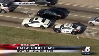 Une course poursuite à Dallas à la fin inattendue