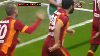 Olcan Adin 4:1 | Galatasaray - Konyaspor 12.02.2015 HD