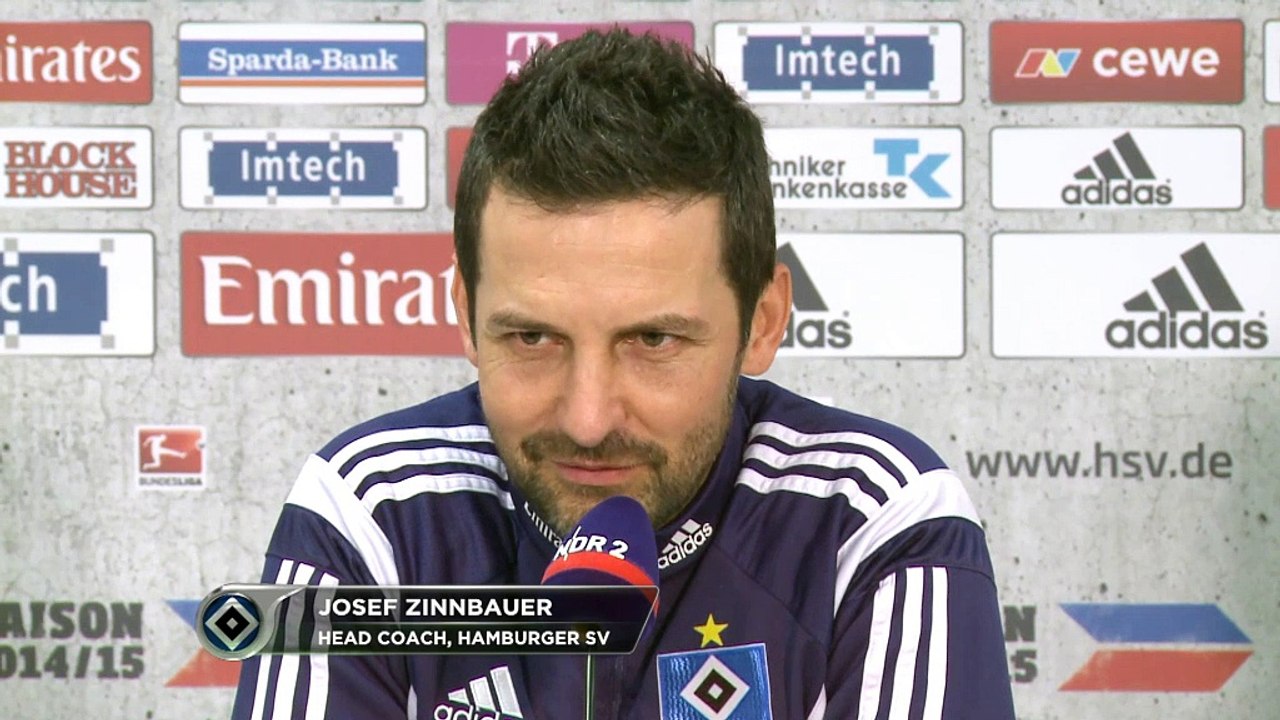 Zinnbauer scherzt: 'Alle auf die Linie'