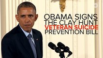 Obama Signs The Veteran Suicide Prevention Bill Into Law