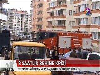 Kadın ve Oğlunu pompalı tüfekle rehin alan kişi polisi 8 saat uğraştırdı
