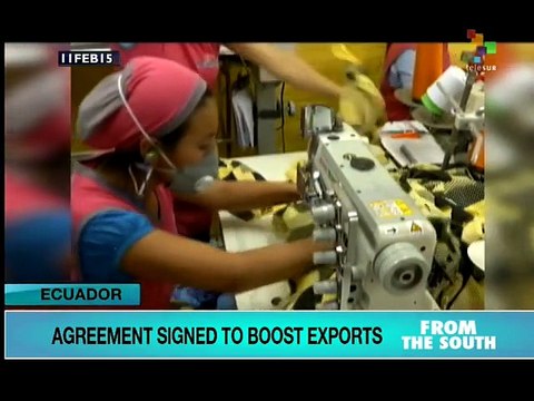 Ecuador signs strategic agreement to boost exports