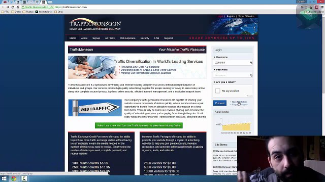 TrafficMonsoon: Primer Pago!!! Gana mínimo 0.10$ al día + 100% de tus referidos (11/02/2015)