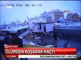 Konya'da üzerine gelen belediye otobüsünden kaçarak ölümden son anda kurtuldu