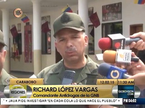 Incautan 425 kilos de cocaína dentro de camión cisterna
