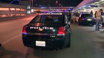 Car crash and prank call cause panic at LAX