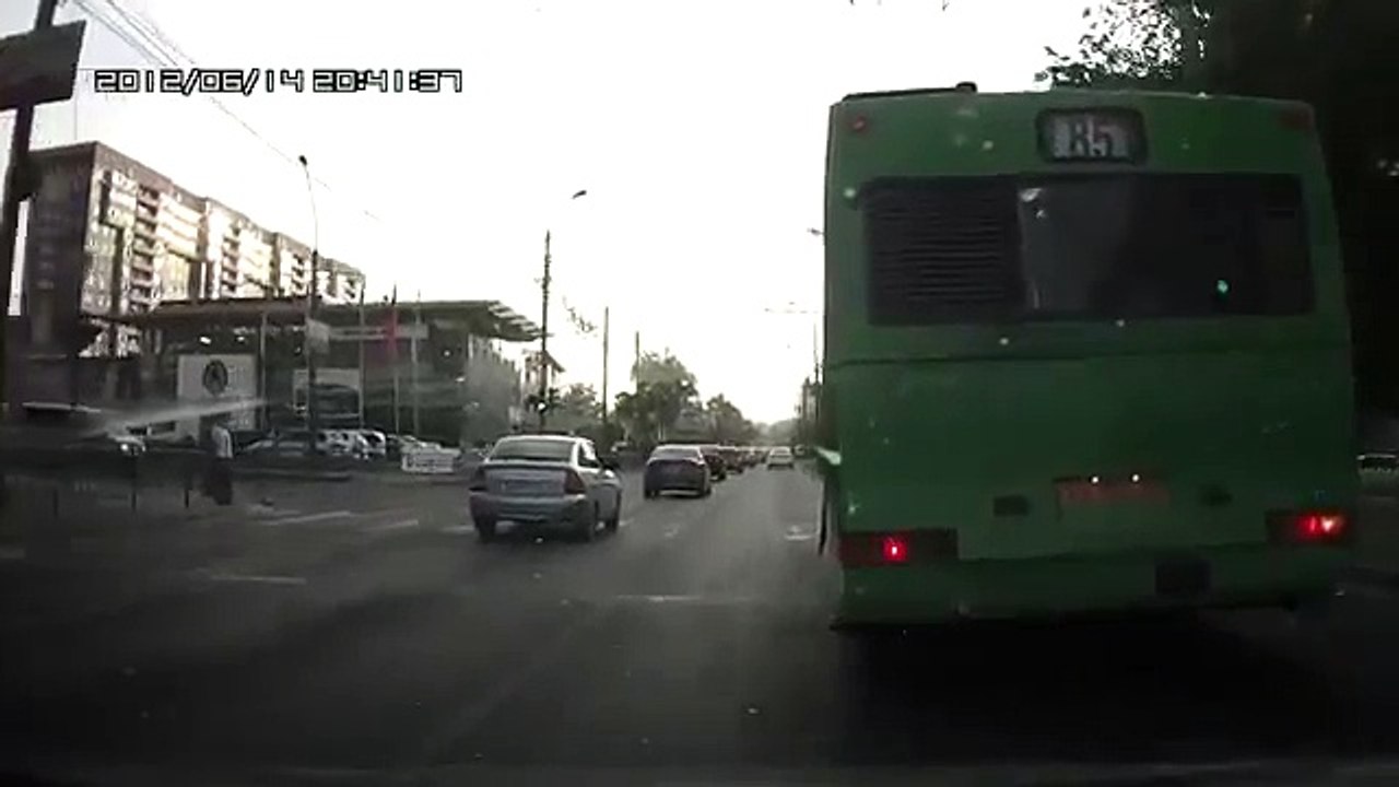 Car Crashes into Two Cars