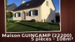 A vendre - Maison/villa - GUINGAMP (22200) - 5 pièces - 108m²
