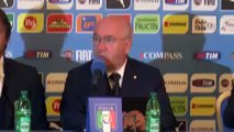 Tavecchio: 'Mai chiesto il sorteggio degli arbitri. Conte resta in Nazionale'