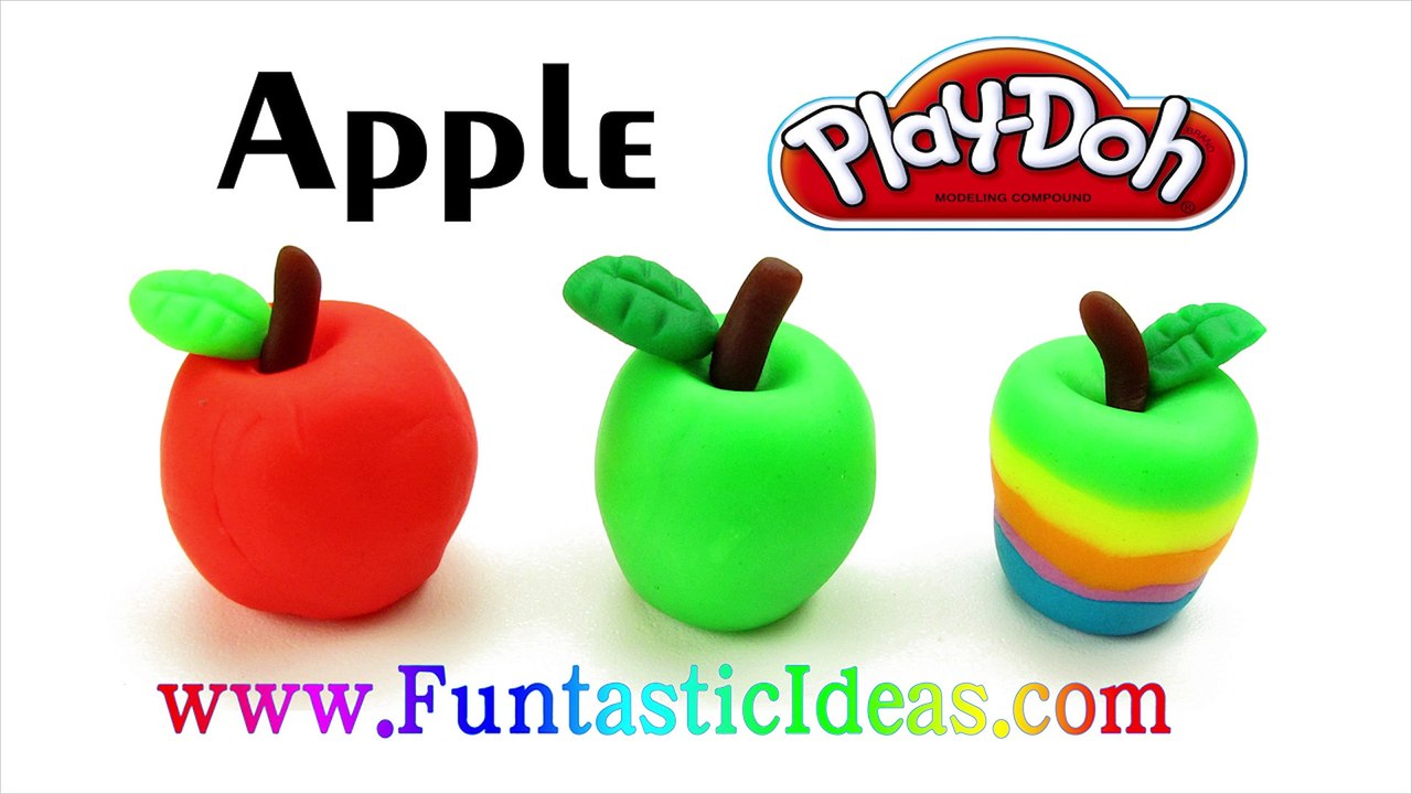 Play Doh Apple 3D - How to