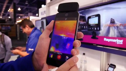 Micro-onde avec une carte de thermique