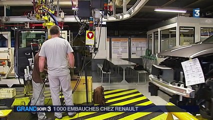 Renault annonce 1 000 embauches en CDI